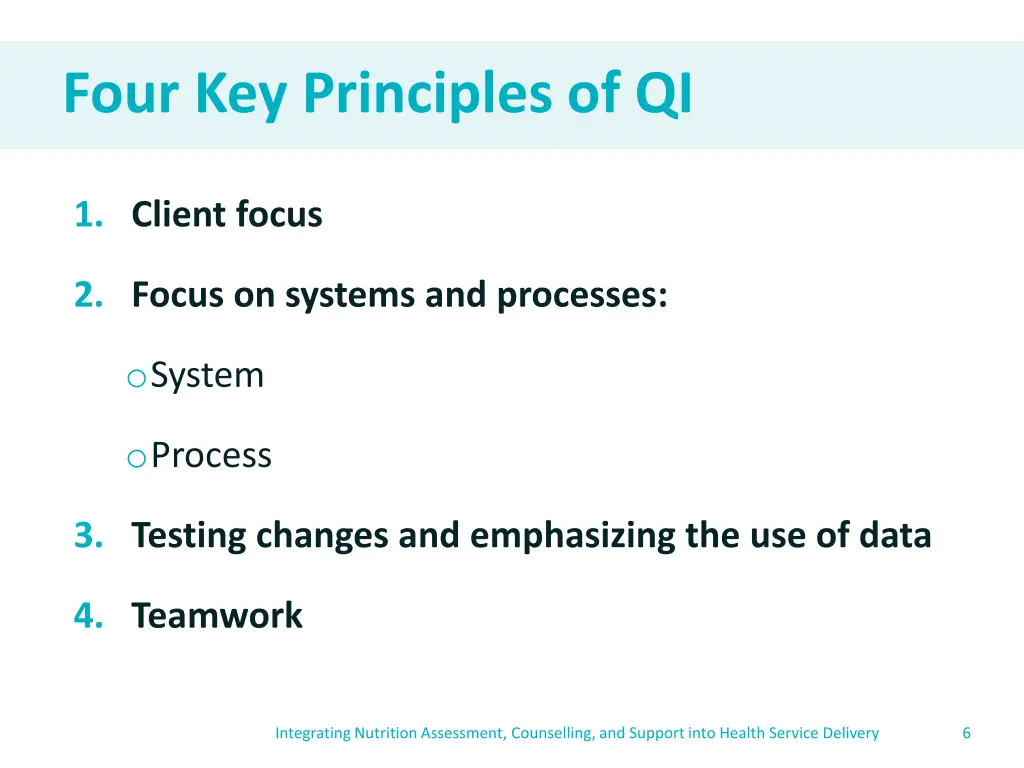 four key principles of qi