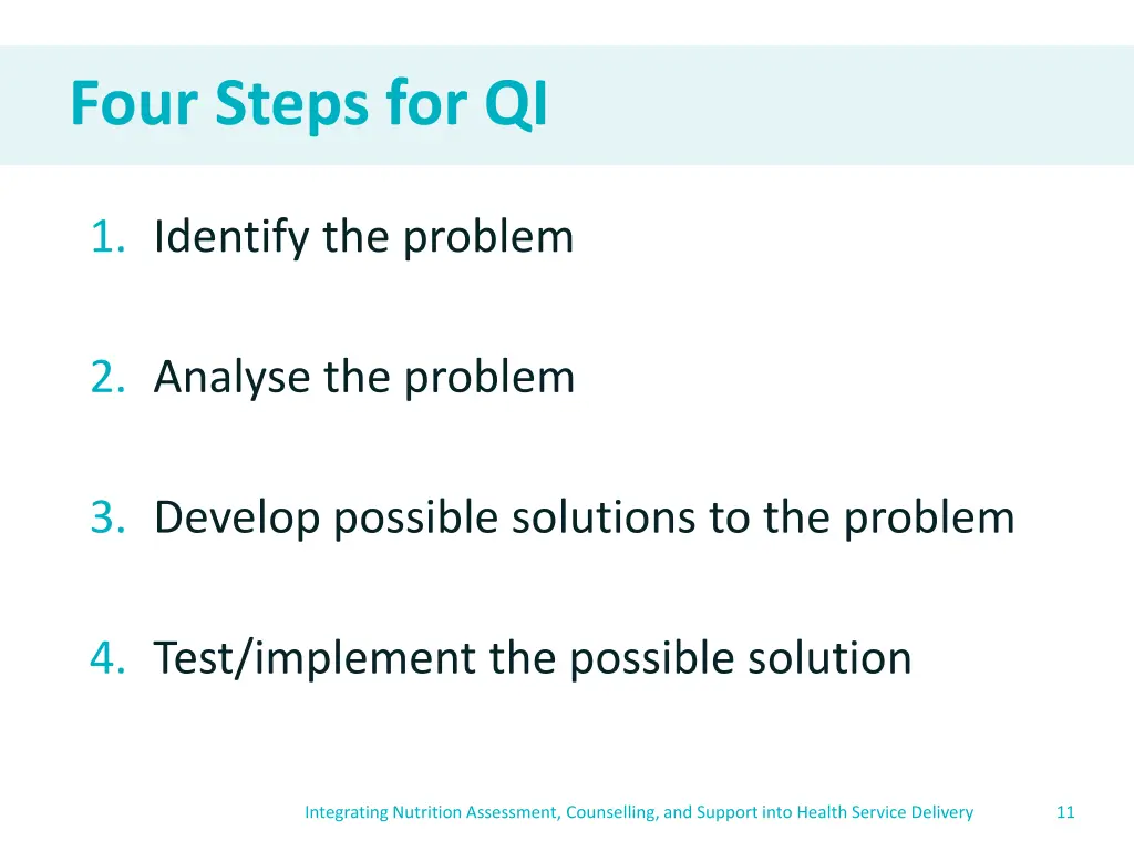 four steps for qi