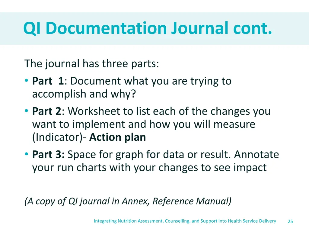 qi documentation journal cont