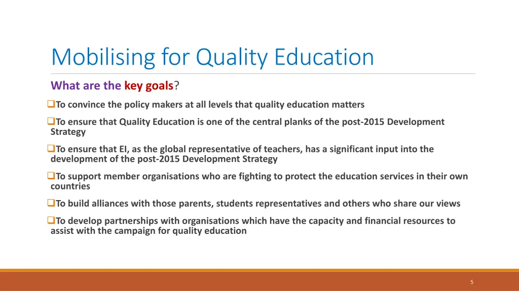 mobilising for quality education 3