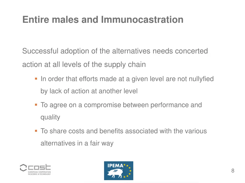 entire males and immunocastration