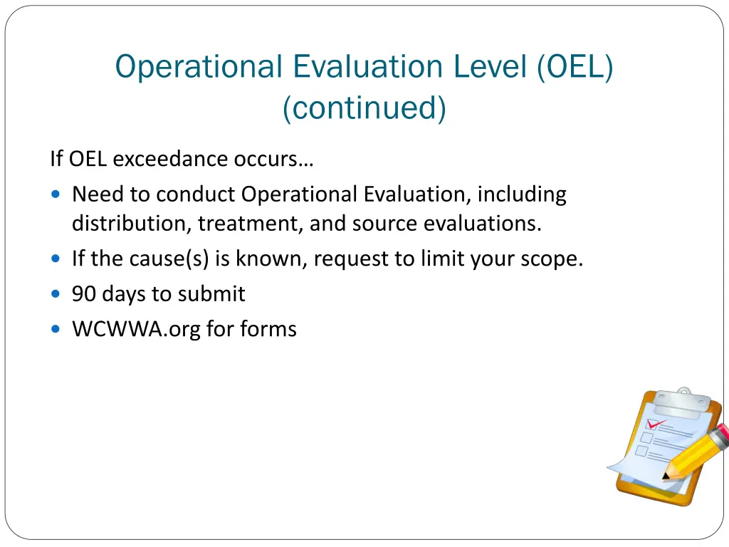 operational evaluation level oel continued 1