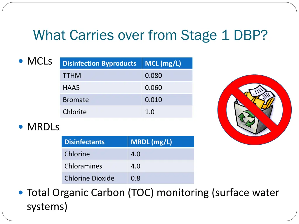 what carries over from stage 1 dbp