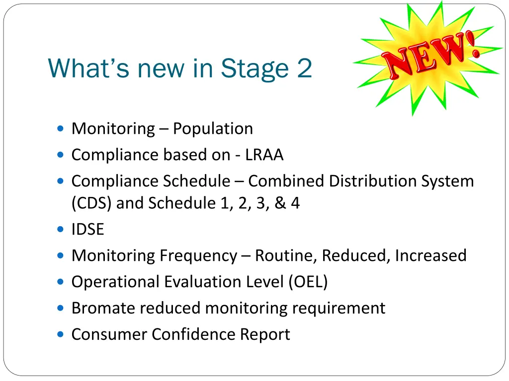 what s new in stage 2