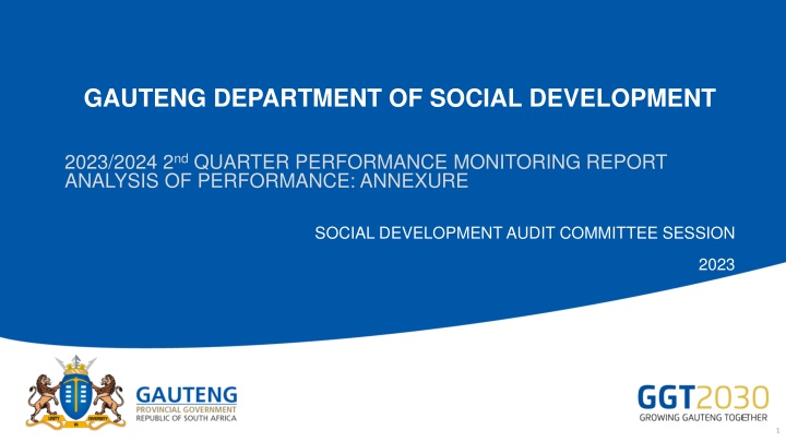 gauteng department of social development