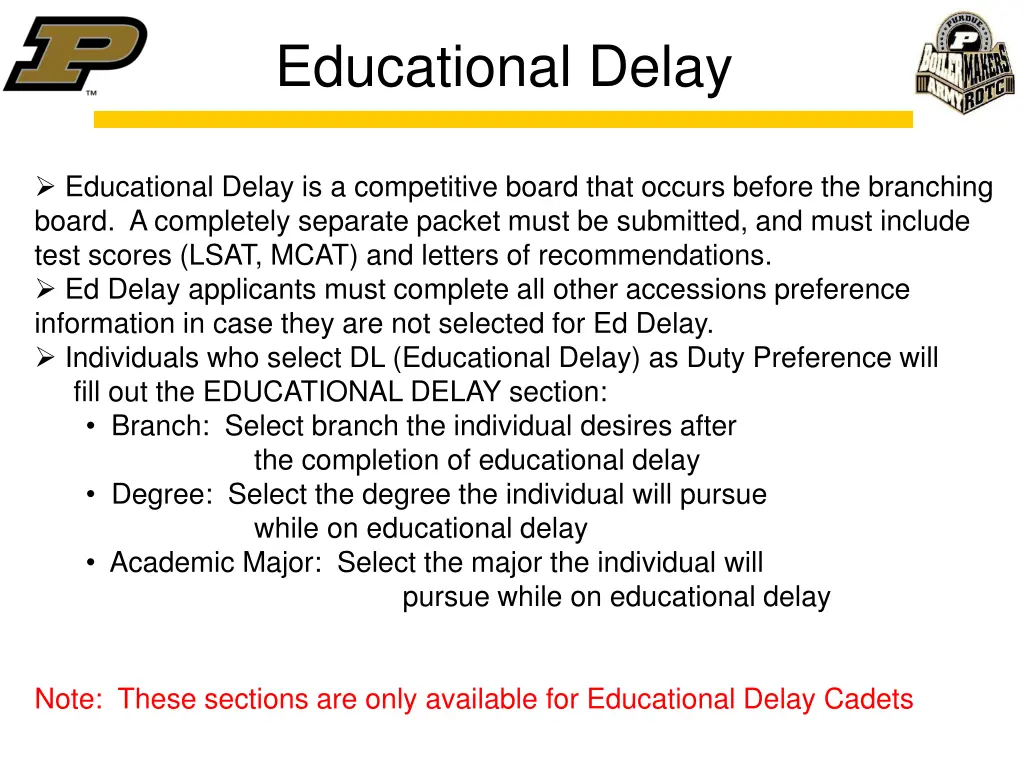 educational delay