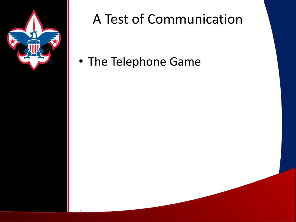 a test of communication