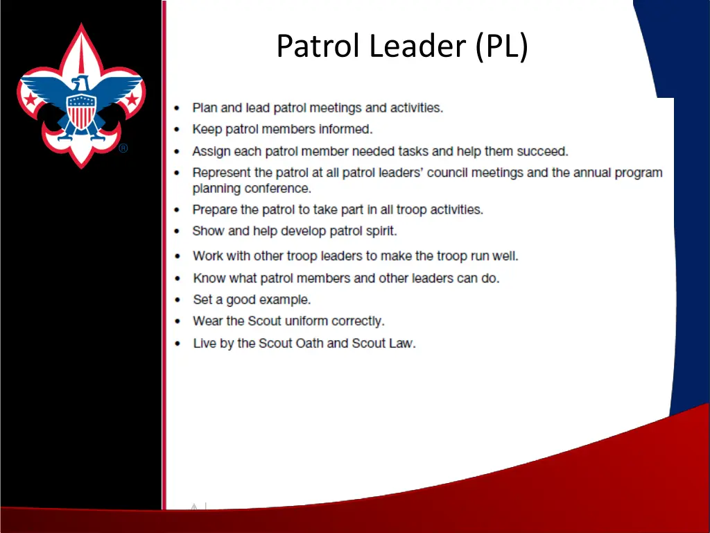 patrol leader pl