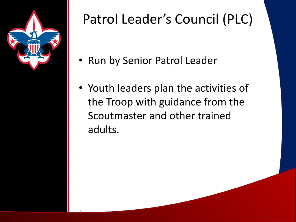 patrol leader s council plc