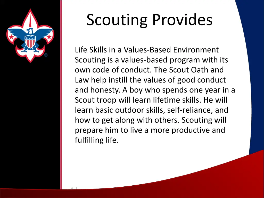 scouting provides