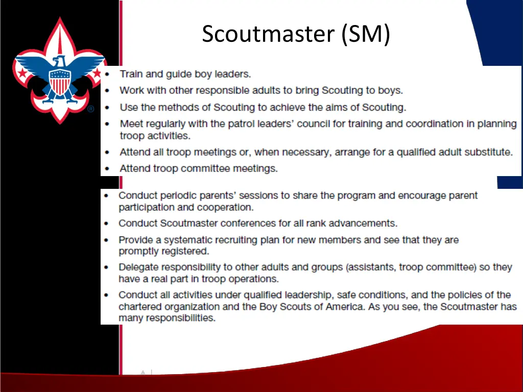 scoutmaster sm