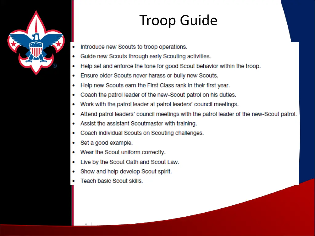 troop guide