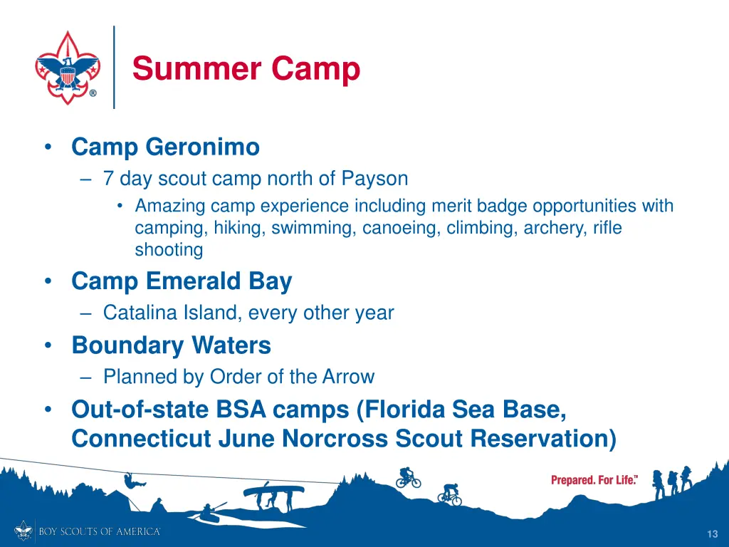 summer camp