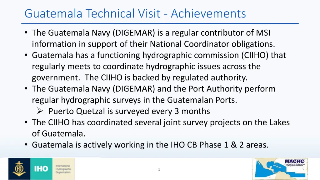 guatemala technical visit achievements