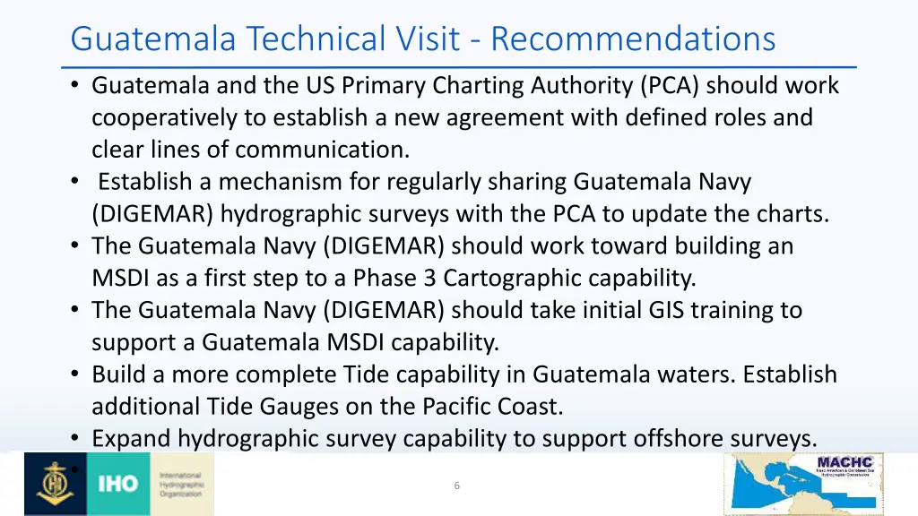 guatemala technical visit recommendations