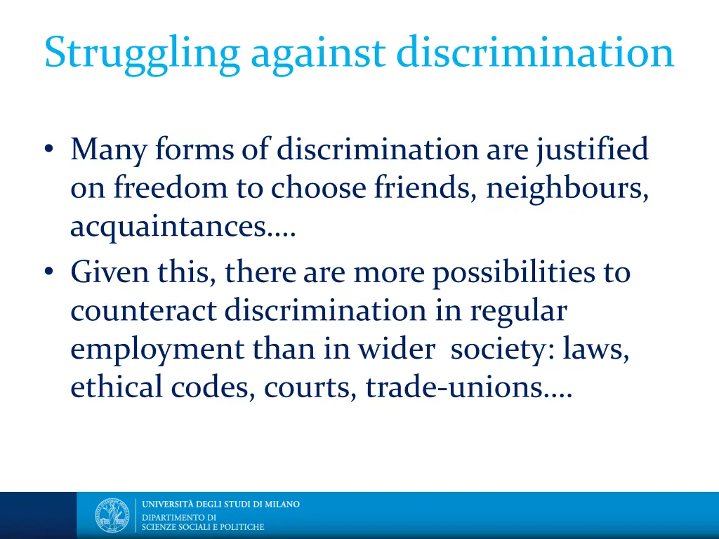 struggling against discrimination 1