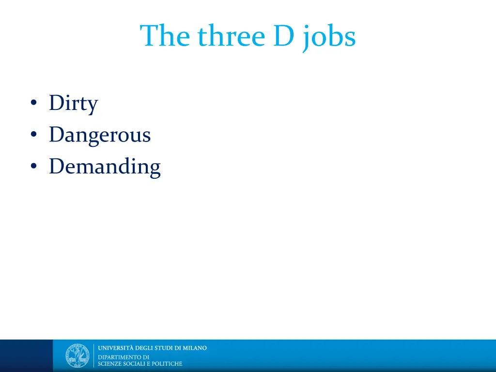 the three d jobs