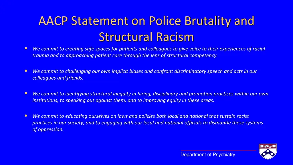 aacp statement on police brutality and structural