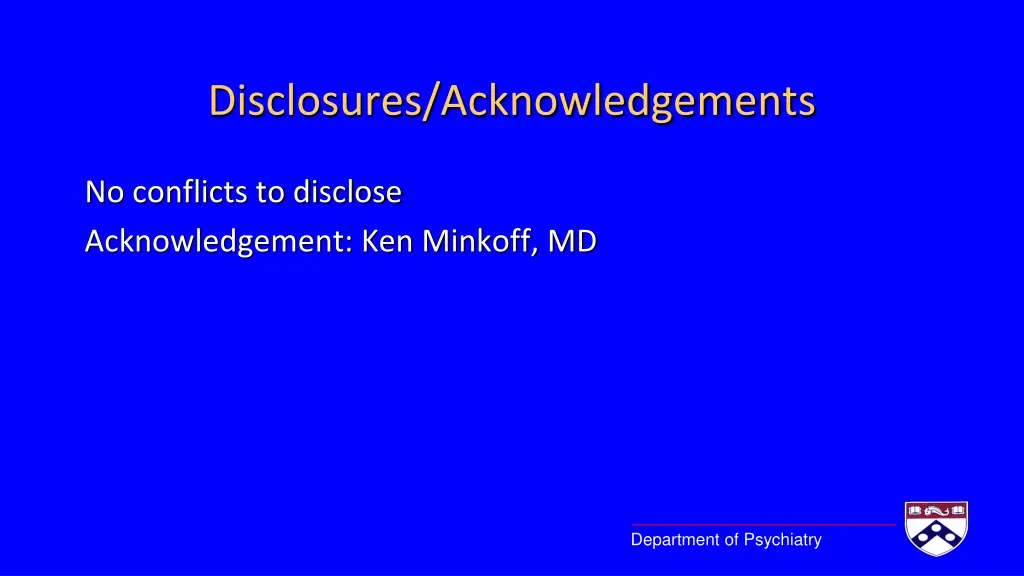 disclosures acknowledgements