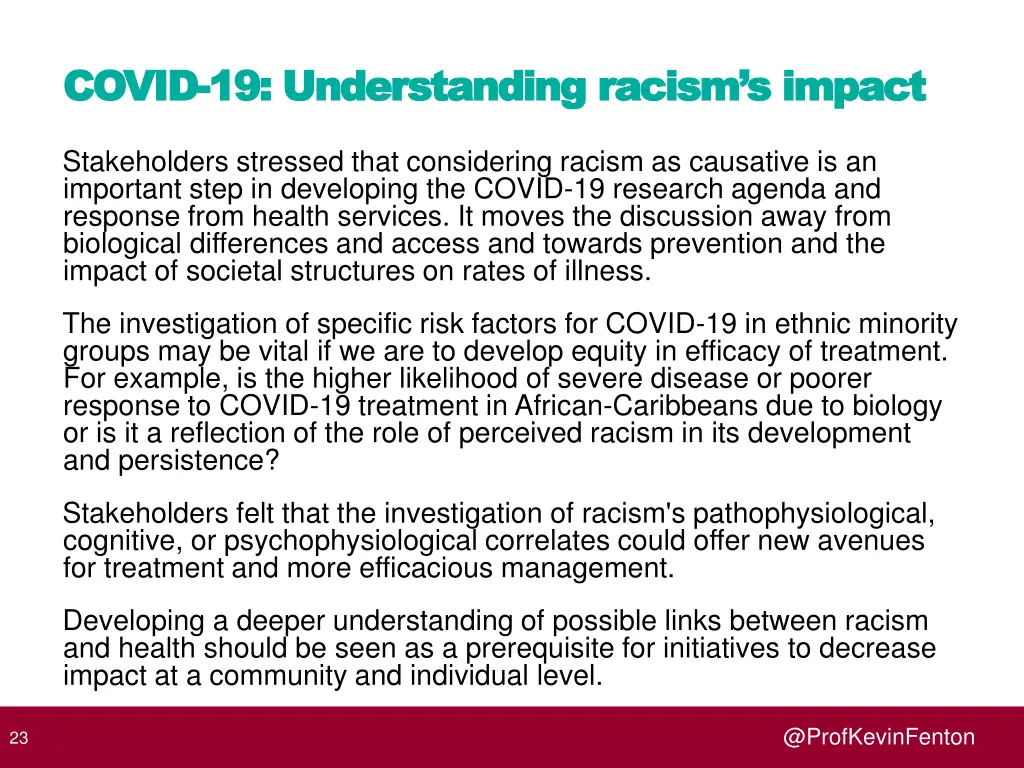 covid covid 19 understanding racism s impact