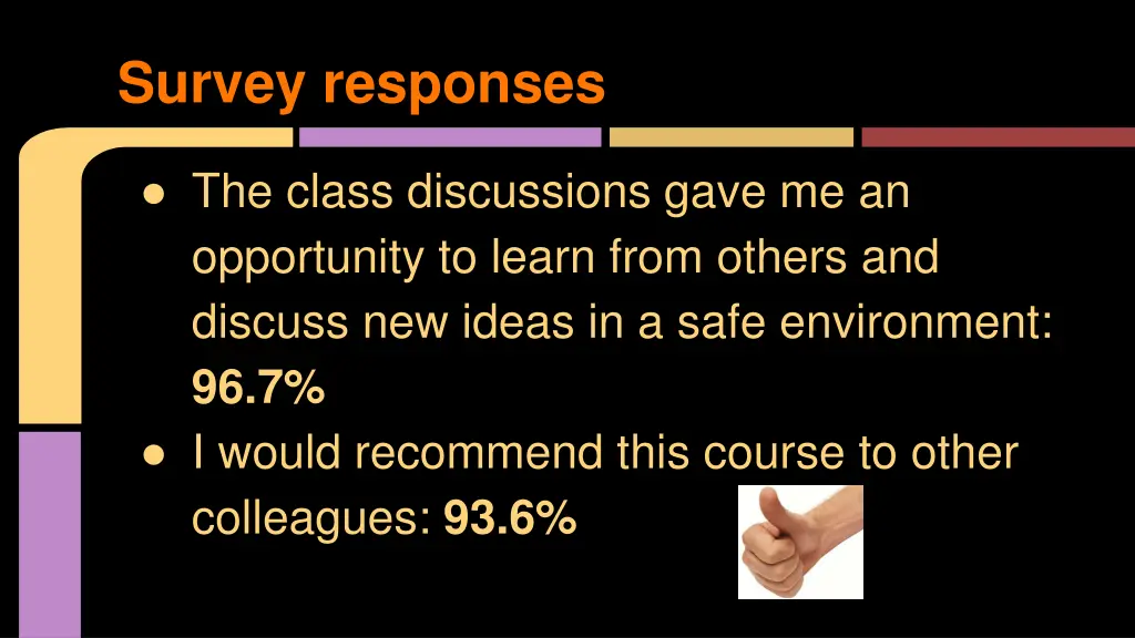 survey responses 2