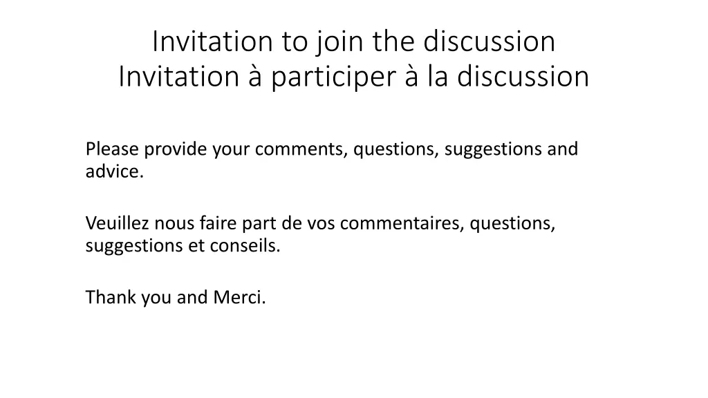 invitation to join the discussion invitation