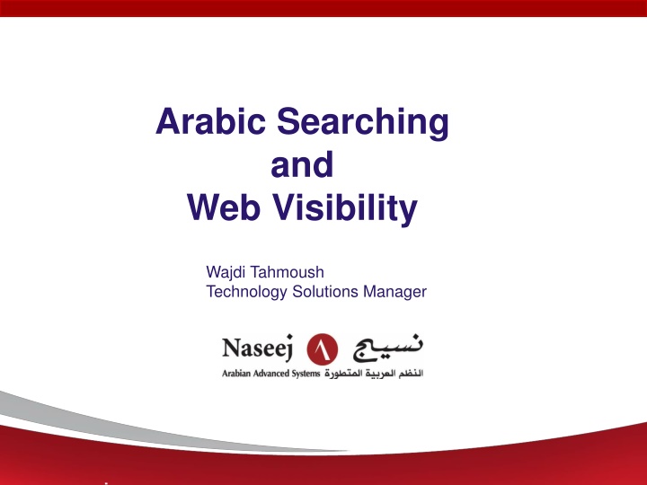 arabic searching and web visibility