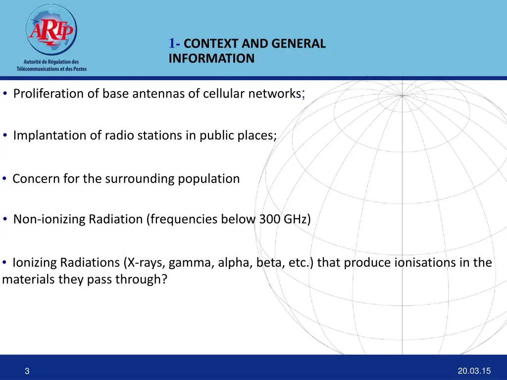 1 context and general information