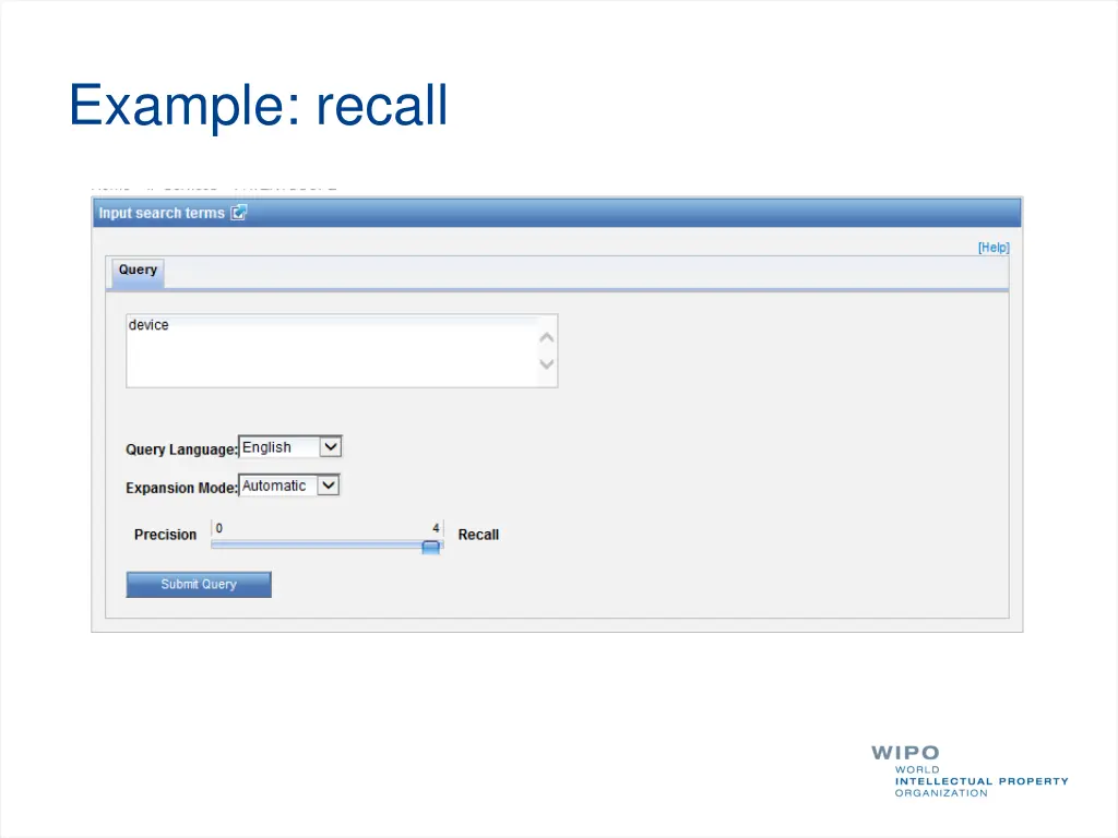 example recall