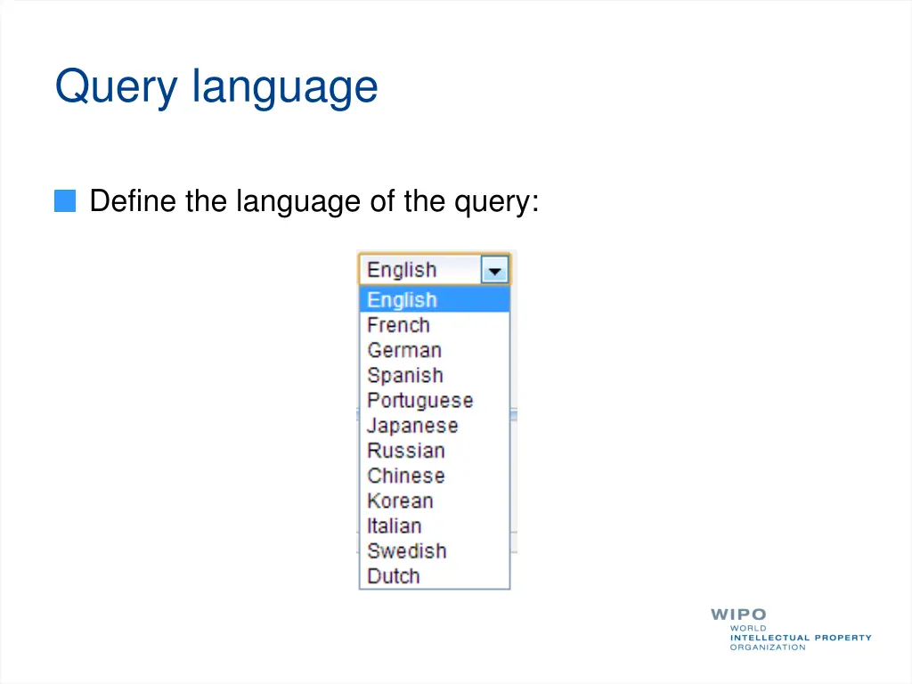 query language