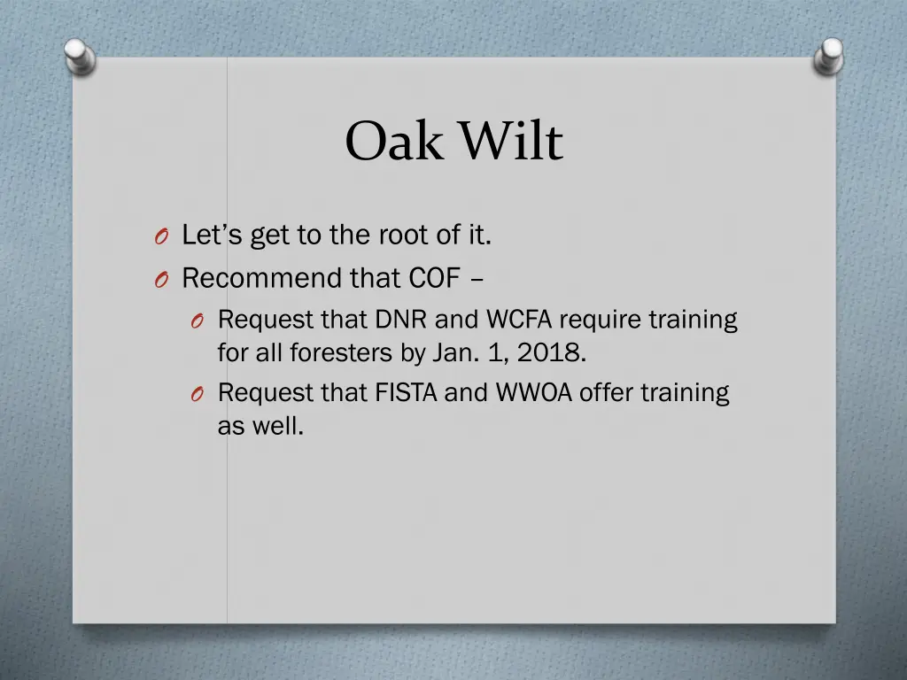 oak wilt