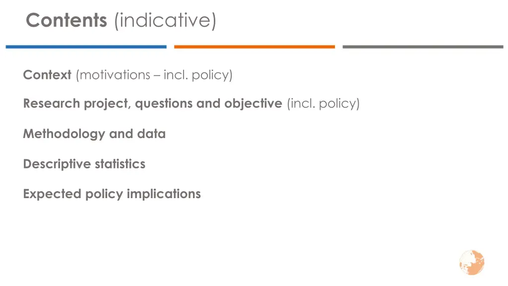 contents indicative