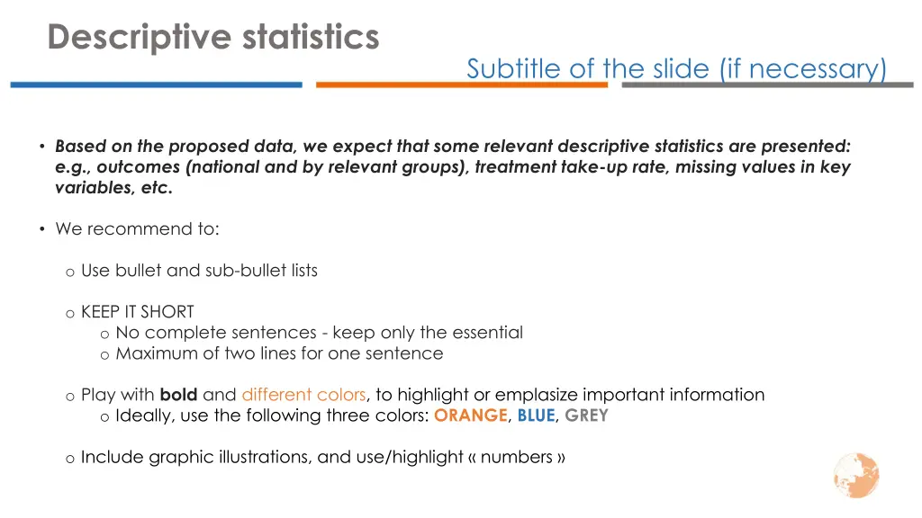 descriptive statistics