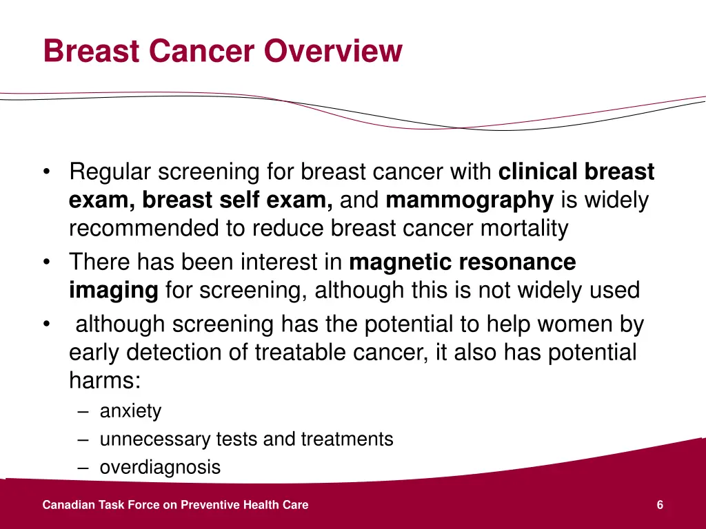 breast cancer overview 1