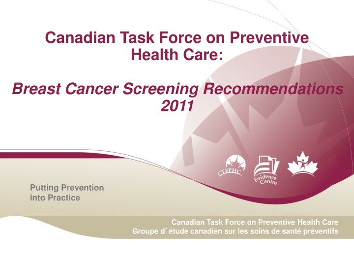 canadian task force on preventive health care