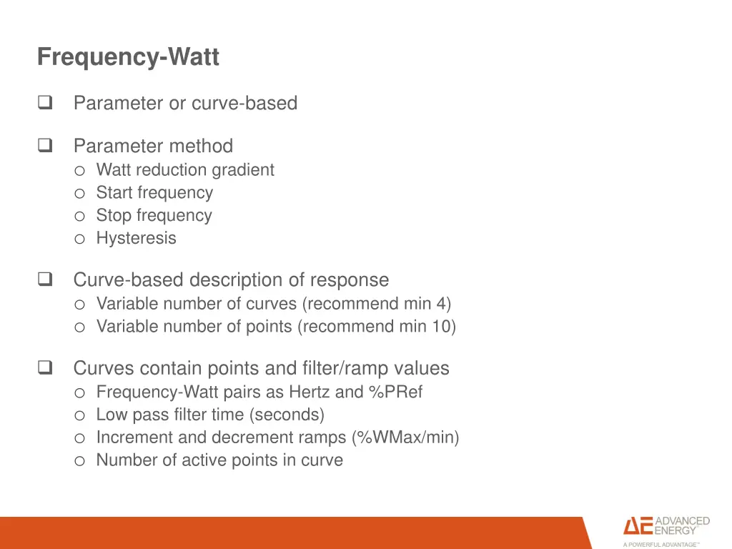 frequency watt