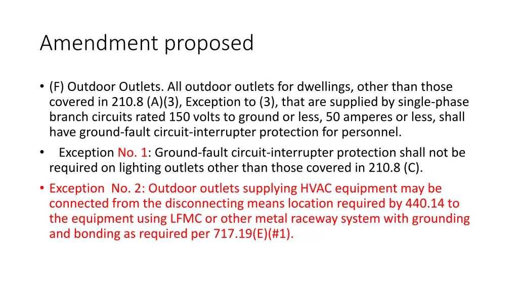 amendment proposed