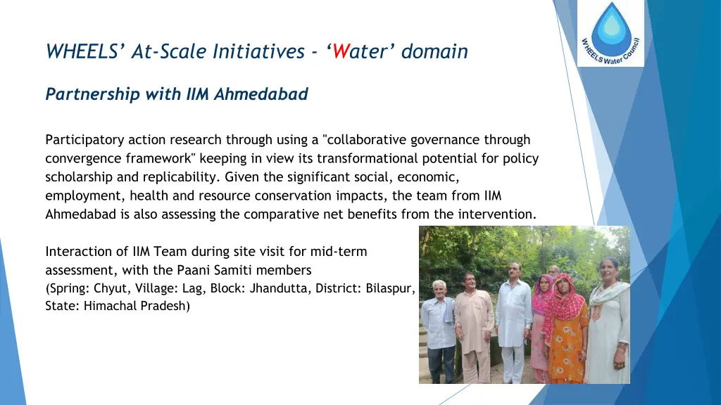 wheels at scale initiatives w ater domain 5