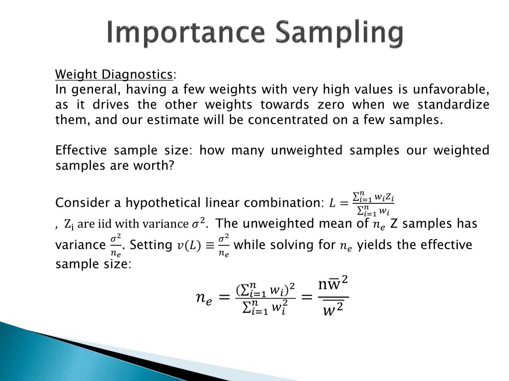 weight diagnostics in general having