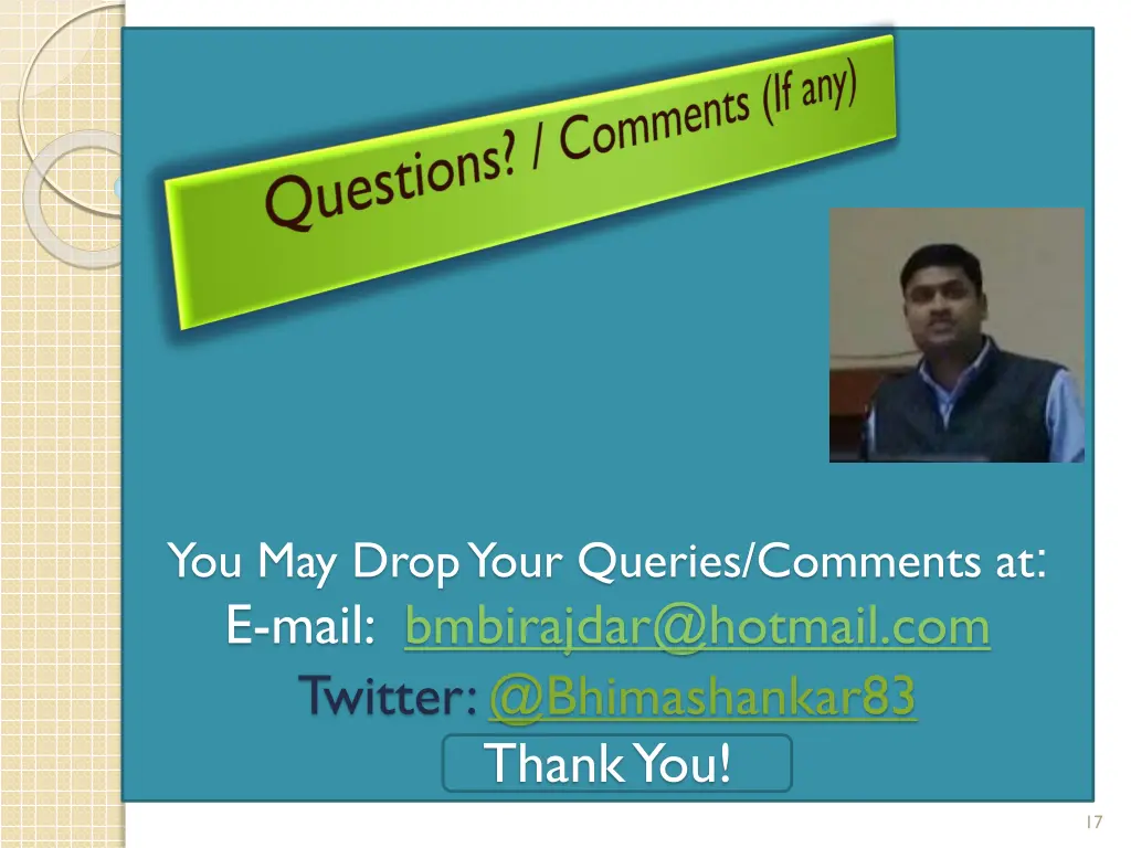 you may drop your queries comments at e mail