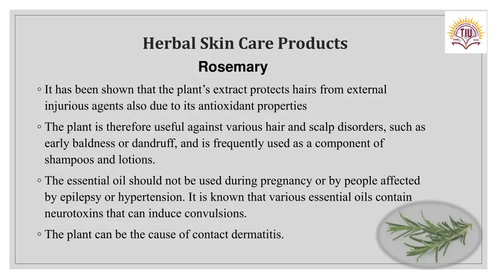 herbal skin care products rosemary 1