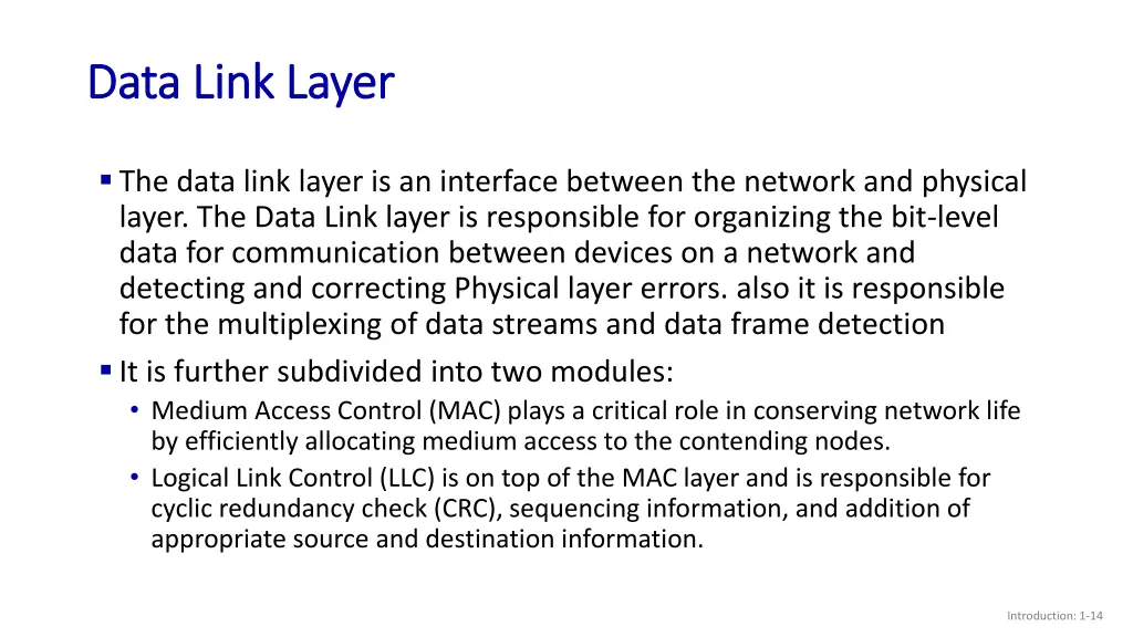 data link layer data link layer