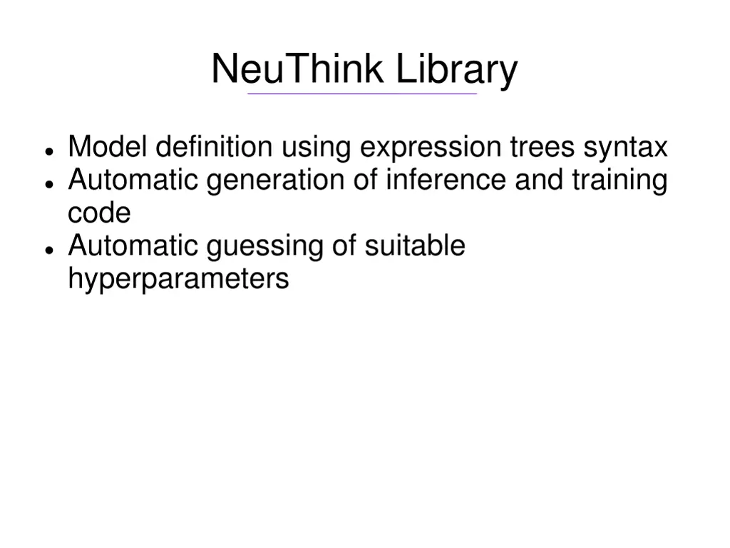 neuthink library