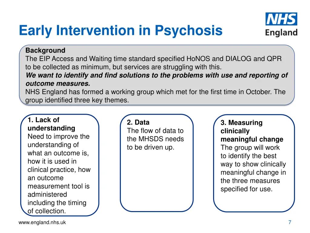 early intervention in psychosis