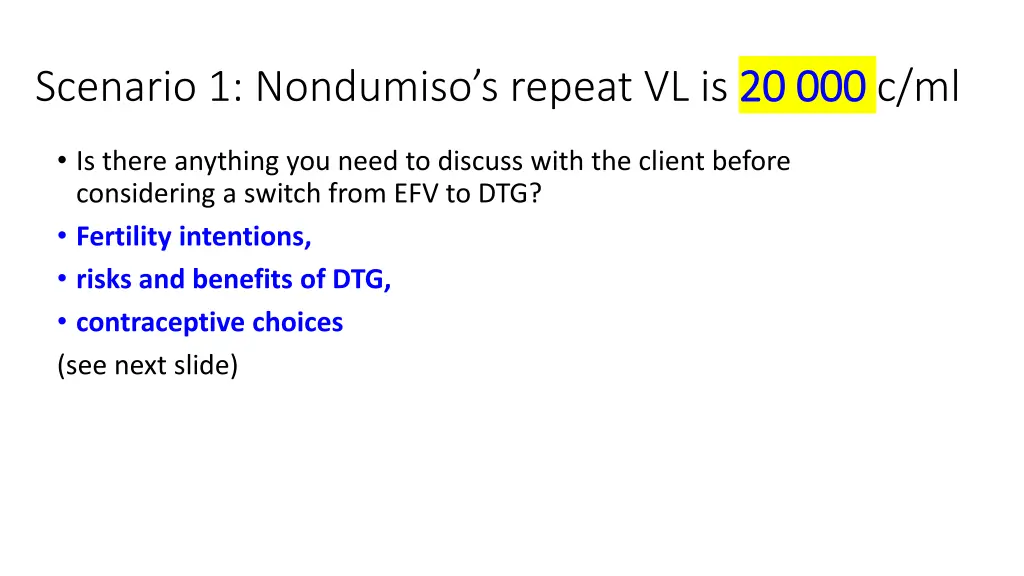 scenario 1 nondumiso s repeat vl is 20 000