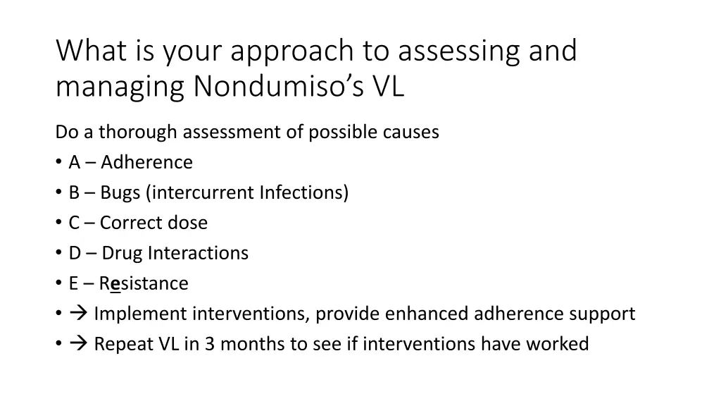 what is your approach to assessing and managing