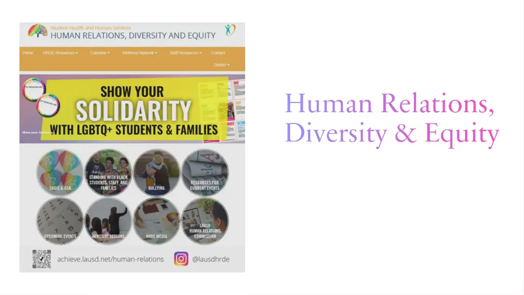 human relations diversity equity