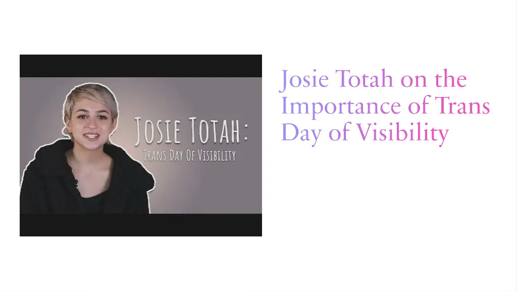 josie totah on the importance of trans