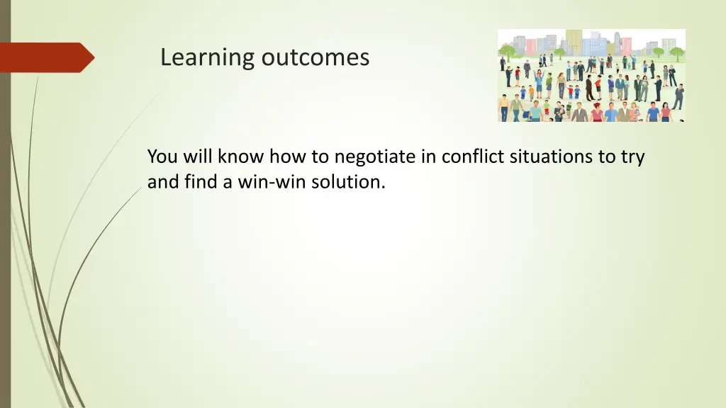 learning outcomes