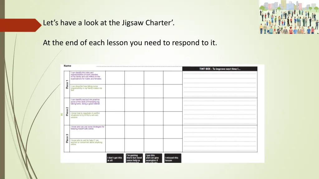 let s have a look at the jigsaw charter